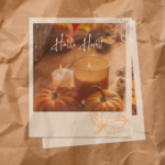 orange braun Ästhetisch hallo herbst zitat instagram post